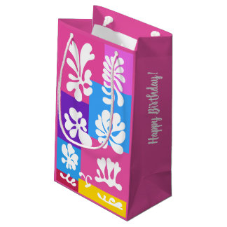 Petit Sac Cadeau Conception Abstraite colorée personnalisée |
