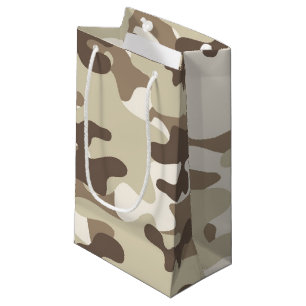 Petit Sac Cadeau Conception Brown de Camo