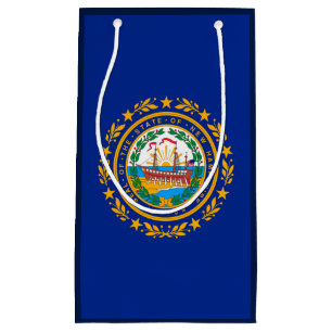 Petit Sac Cadeau Conception du drapeau d'état du New Hampshire