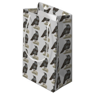 Petit Sac Cadeau Corbeau