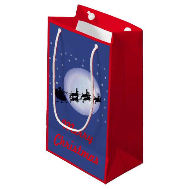 Petit Sac Cadeau Côté (Devant Angle)