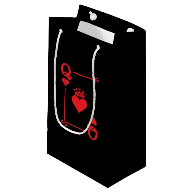 Petit Sac Cadeau Couples jumelés Costume d'Halloween Reine des Coeu (Devant Angle)