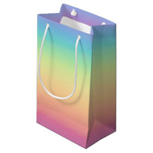 Petit Sac Cadeau Coutume en pastel d'Ombre d'arc-en-ciel