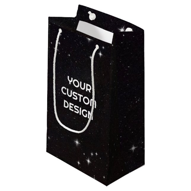 Petit Sac Cadeau Créez Votre Propre Personnalisé (Devant Angle)