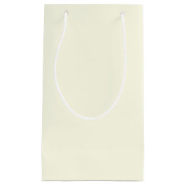 Petit Sac Cadeau Crème de jour de neige solide