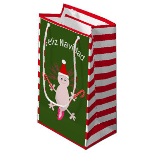 Petit Sac Cadeau Cute Noël Axolotl Custom