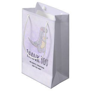 Petit Sac Cadeau Cute Tyrannosaurus Rex Dinosaur Toy Merci