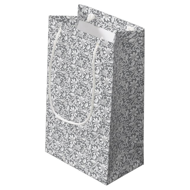 Petit Sac Cadeau Dentelle blanche 1 (Dos Angle)