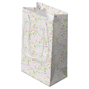 Petit Sac Cadeau déploiement de motif floral
