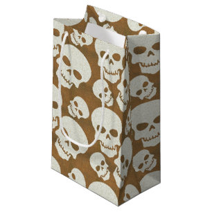 Petit Sac Cadeau Design Motif graphique crâne