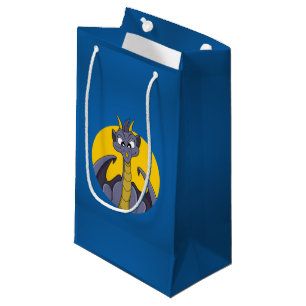 Petit Sac Cadeau Dessin animé de dragon violet