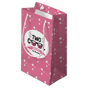 Petit Sac Cadeau Deux Filles Cool 2e fête d'anniversaire