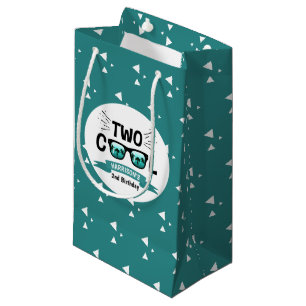 Petit Sac Cadeau Deux garçons Cool 2e fête d'anniversaire