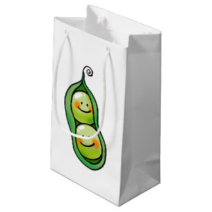 Petit Sac Cadeau Deux pois dans une cosse