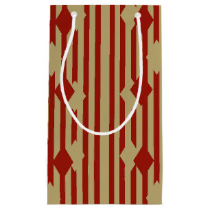 Petit Sac Cadeau Diamants rouges en or