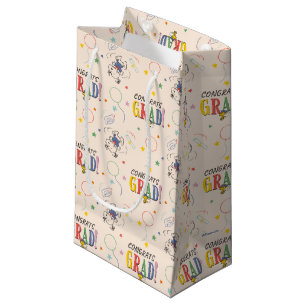 Petit Sac Cadeau Diplôme Peanuts Snoopy Woodstock