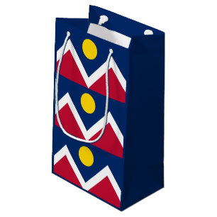 Petit Sac Cadeau Drapeau de Denver, Colorado