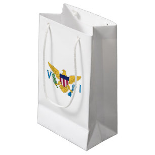 Petit Sac Cadeau Drapeau des îles Vierges américaines