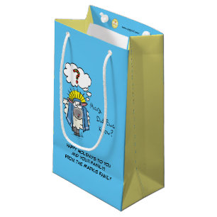 Petit Sac Cadeau Drôle Christian Noël mignon Mouton Dessin