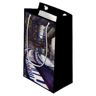 Petit Sac Cadeau Dusting the Piano