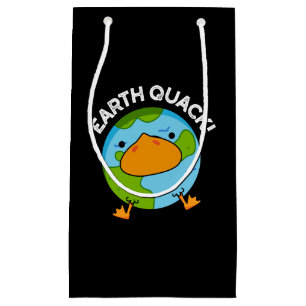 Petit Sac Cadeau Earthquack Funny Earthquake Pun Dark BG