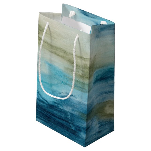 Petit Sac Cadeau Écoulement II d'océan (Dos Angle)