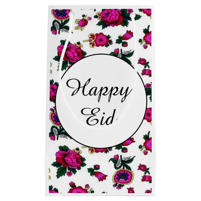 Petit Sac Cadeau Eid heureux (Devant)