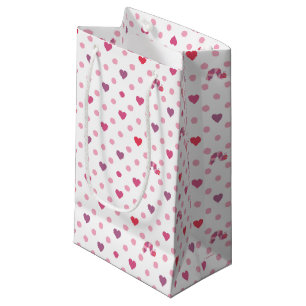 Petit Sac Cadeau Eric Carle   Valentine Heart Polka Dot Motif