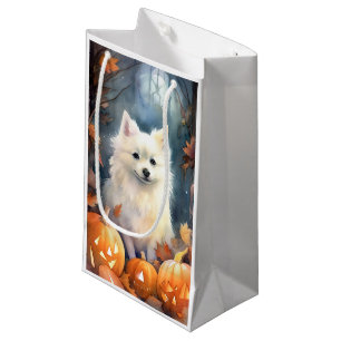 Petit Sac Cadeau Esquimau Américain D'Halloween Avec Peur Citrouill
