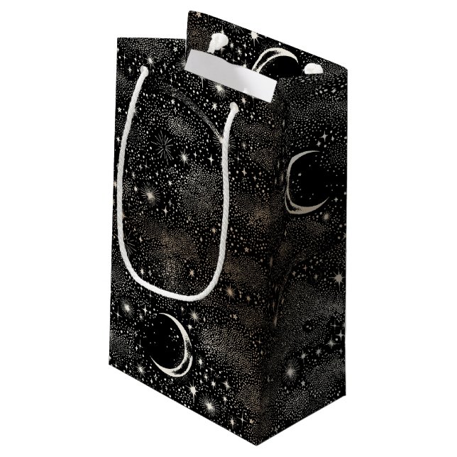 Petit Sac Cadeau Étoiles célestes de lune Mystique étoile nuit (Dos Angle)
