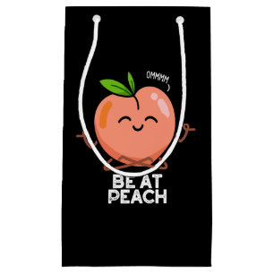 Petit Sac Cadeau Être à la pêche Funny Fruit Pun Dark BG