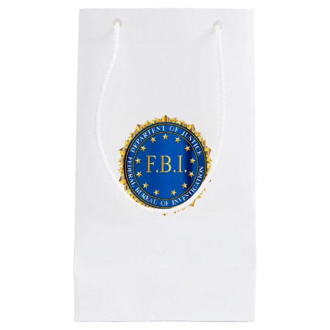 Petit Sac Cadeau FBI Spoof Seal (Devant)