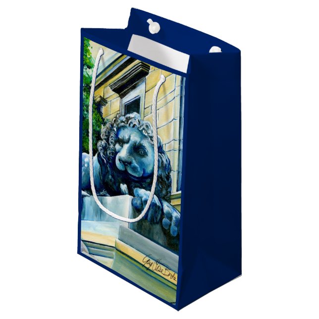 Petit Sac Cadeau Féline stémonée (Devant Angle)