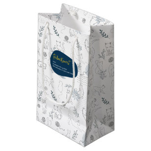 Petit Sac Cadeau Felinetrovert pour amoureux de les chats sur un