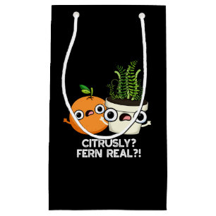 Petit Sac Cadeau Ferne Citrusque Véritable Amusante Citrus Plante P