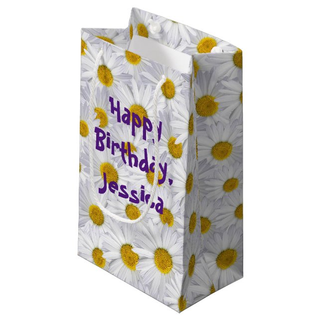 Petit Sac Cadeau Fêtes d'anniversaire (Devant Angle)