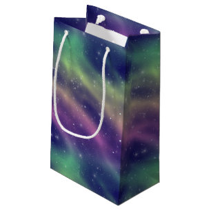 Petit Sac Cadeau feux nord arc-en-ciel :