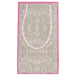 Petit Sac Cadeau Fleurs abondantes   