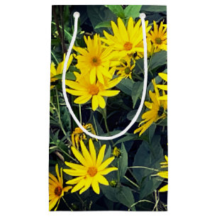 Petit Sac Cadeau Fleurs d'artichauts de Jérusalem
