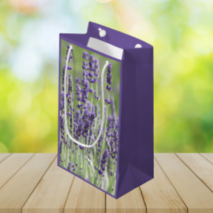 Petit Sac Cadeau Floral de lavande violette