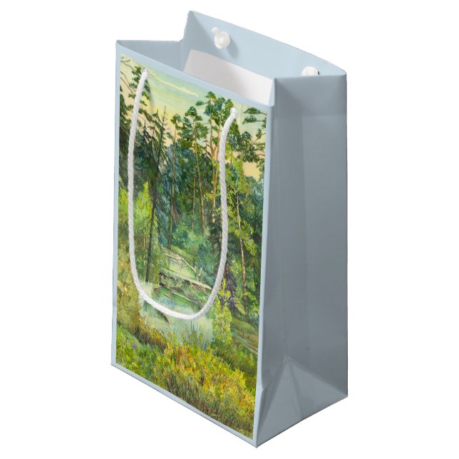 Petit Sac Cadeau Forêt (Devant Angle)