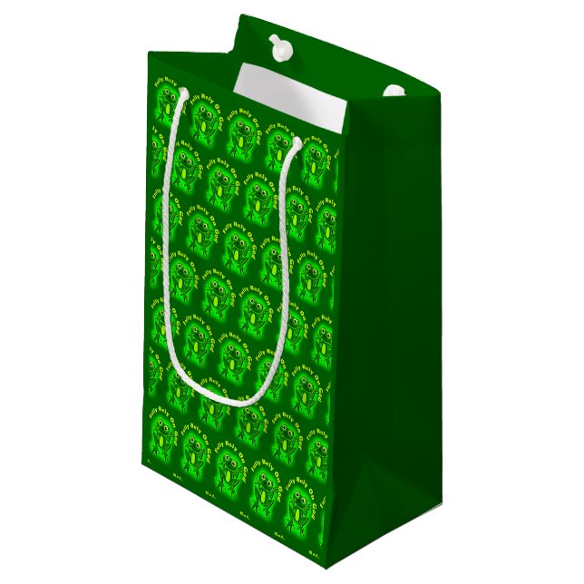 Petit Sac Cadeau FROG Pleinement confiance en Dieu (Devant Angle)
