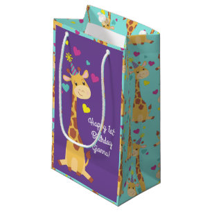 Petit Sac Cadeau Giraffe Anniversaire de enfant Party Cute