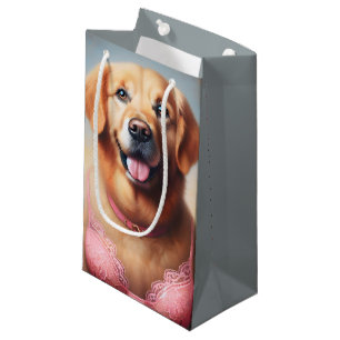Petit Sac Cadeau Golden Retriever Cancer du sein Survivant