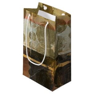 Petit Sac Cadeau Gouttelettes vertes circulaires