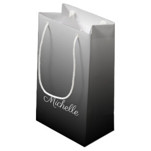Petit Sac Cadeau gradient personnel ombre blâmes of grey