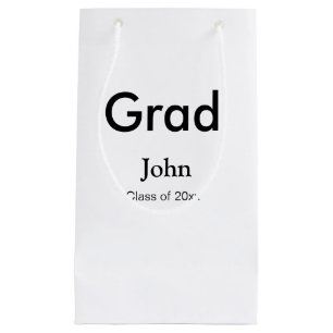Petit Sac Cadeau grand garçon ajouter nom félicitations date année 