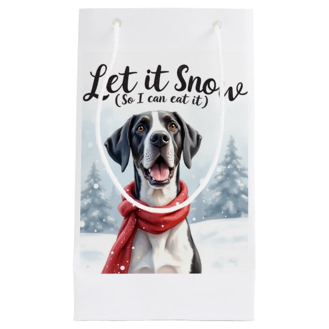 Petit Sac Cadeau Great Dane Gift bag (Devant)