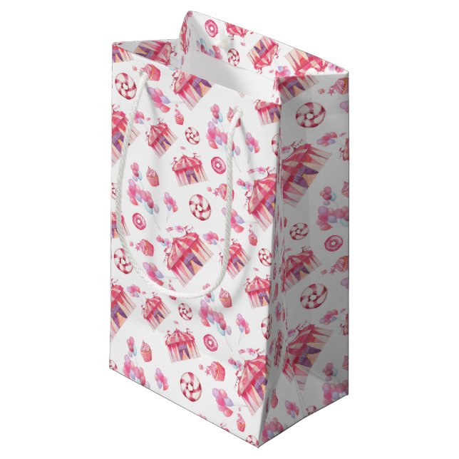 Petit Sac Cadeau Grosse Tente Sweets (Devant Angle)