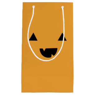 Petit Sac Cadeau Halloween Citrouille mignon